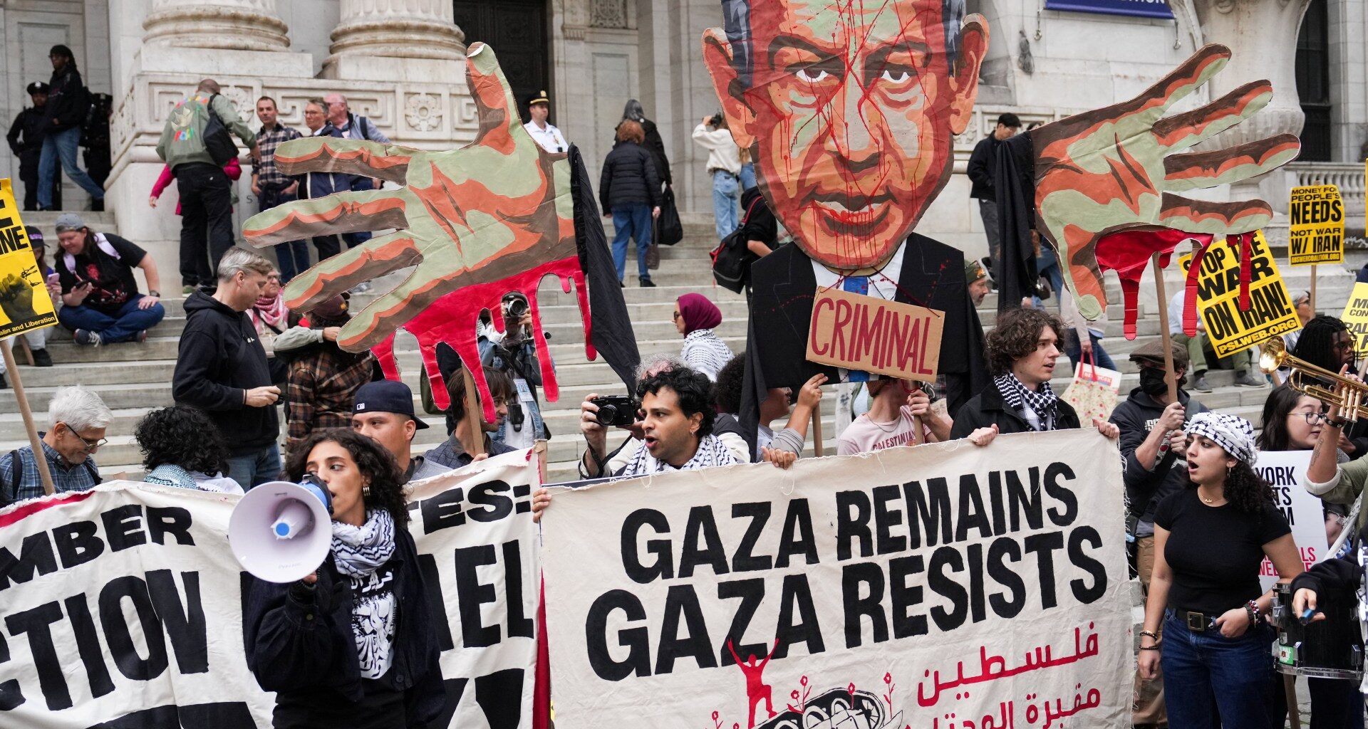 NYC police arrest Susan Sarandon, other celebrities protesting Netanyahu | Protests News