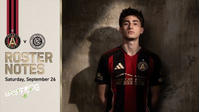 Starting XI and roster notes: Luke Brennan given a chance against New York City FC