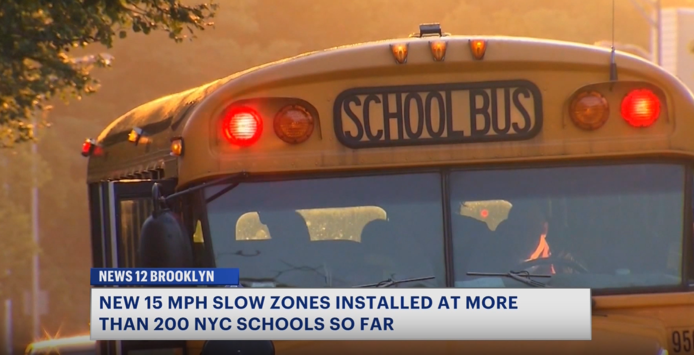News 12 | Bronx | New 15 Mph Slow Zones Installed At More Than 200 Schools