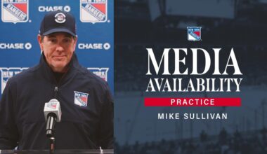 NYR Practice: Mike Sullivan | New York Rangers
