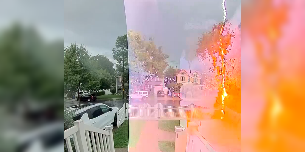 Watch: Jaw-dropping video shows man getting struck by lightning in Staten Island