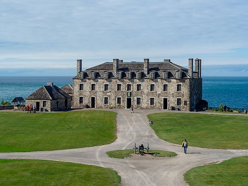 Old Fort Niagara where the Niagara River meets Lake Ontario