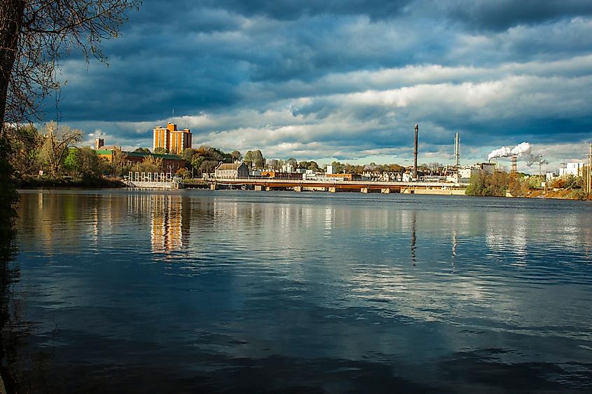 Glens Falls in upstate New York, on the edge of the Adirondacks.
