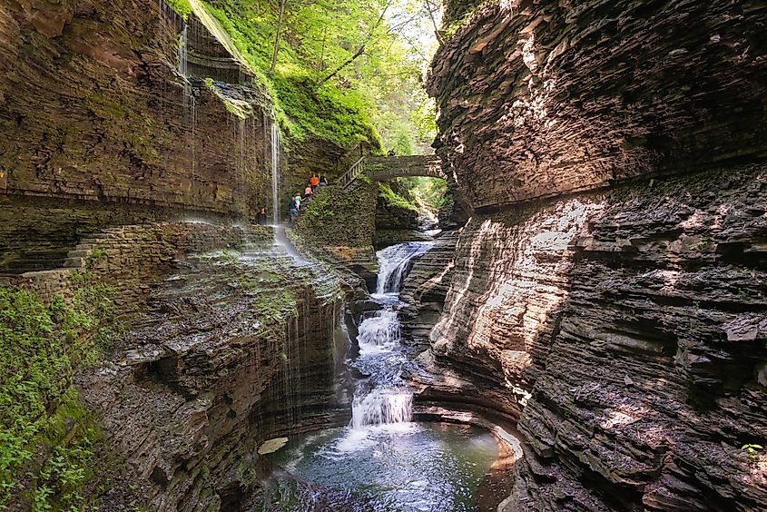 Watkins Glen State Park in the Finger Lakes Region of New York