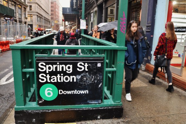 The Spring Street subway station in Manhattan. (Shutterstock)
