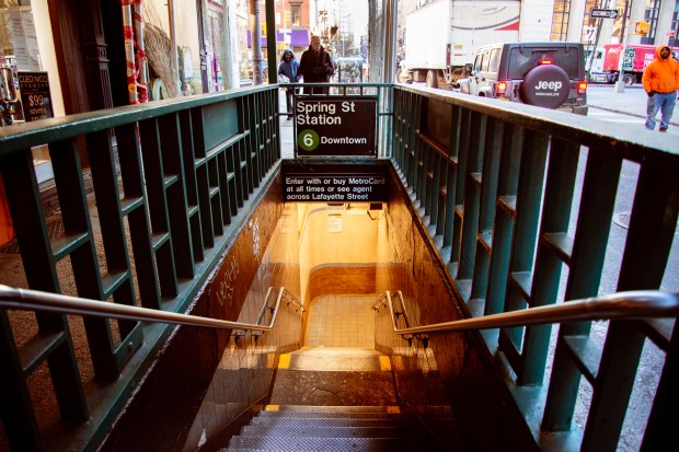 The Spring Street subway station in Manhattan. (Shutterstock)