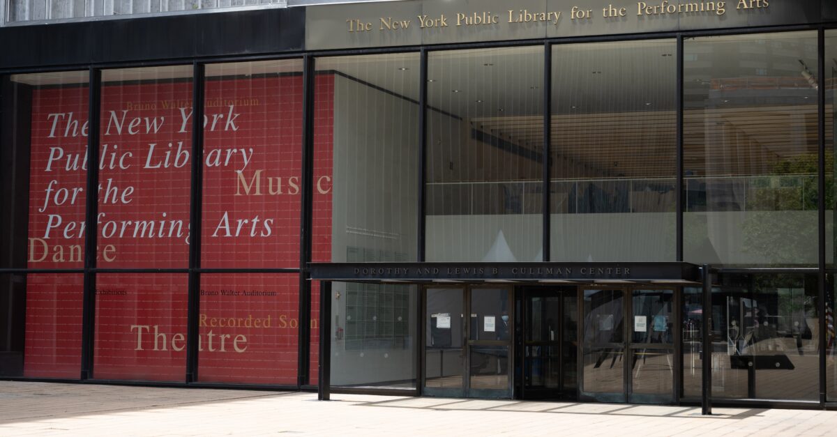 The New York Public Library for the Performing Arts Receives Historic $60 Million Gift