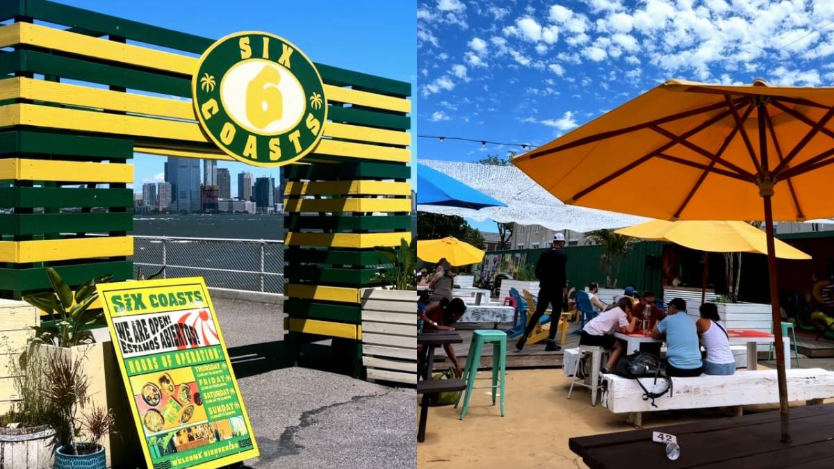 Just an 8-minute ferry from Manhattan, the team behind Smorgasburg has opened ‘Six Coasts’ on Governors Island: expect a raw bar, live DJs, and frozen cocktails served in fresh pineapples