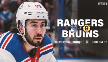 Rangers at Bruins: Pregame Notes