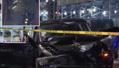 One killed after out-of-control Tesla smashes into NYC scaffolding