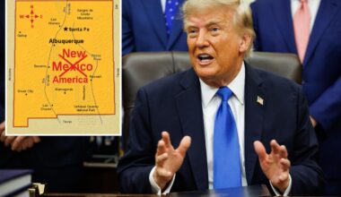 Trump posts map that renames New Mexico 'New America'