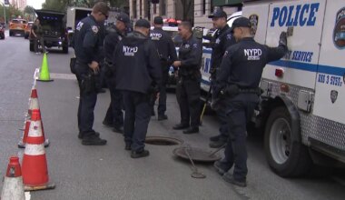 3 people spotted climbing out of sewer on Manhattan's East Side, police say
