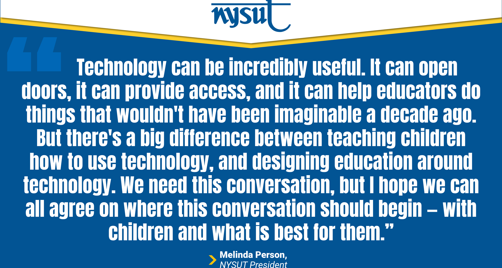 NYSUT's statement