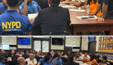 NYPD Brooklyn North Reviews High Holiday Security Plans