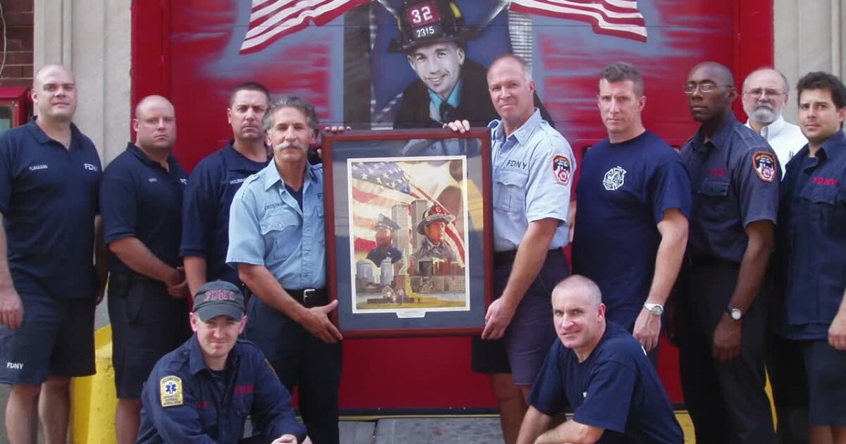 Virginia artist delivered 9/11 painting to every NYC firehouse and precinct