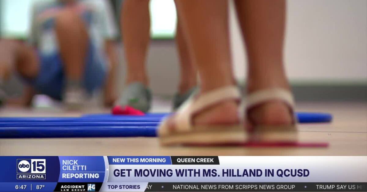 Queen Creek Unified teacher comes full circle, encourages students to get active