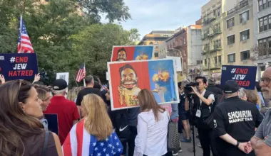 Anti-dem socialists rally in Manhattan draws about 300 - Israel & Jewish News
