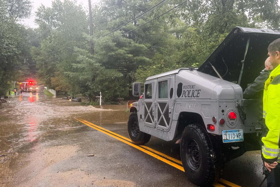 Drenching Rains Bring Flash Flooding Across Coastal Connecticut, New York and New Jersey