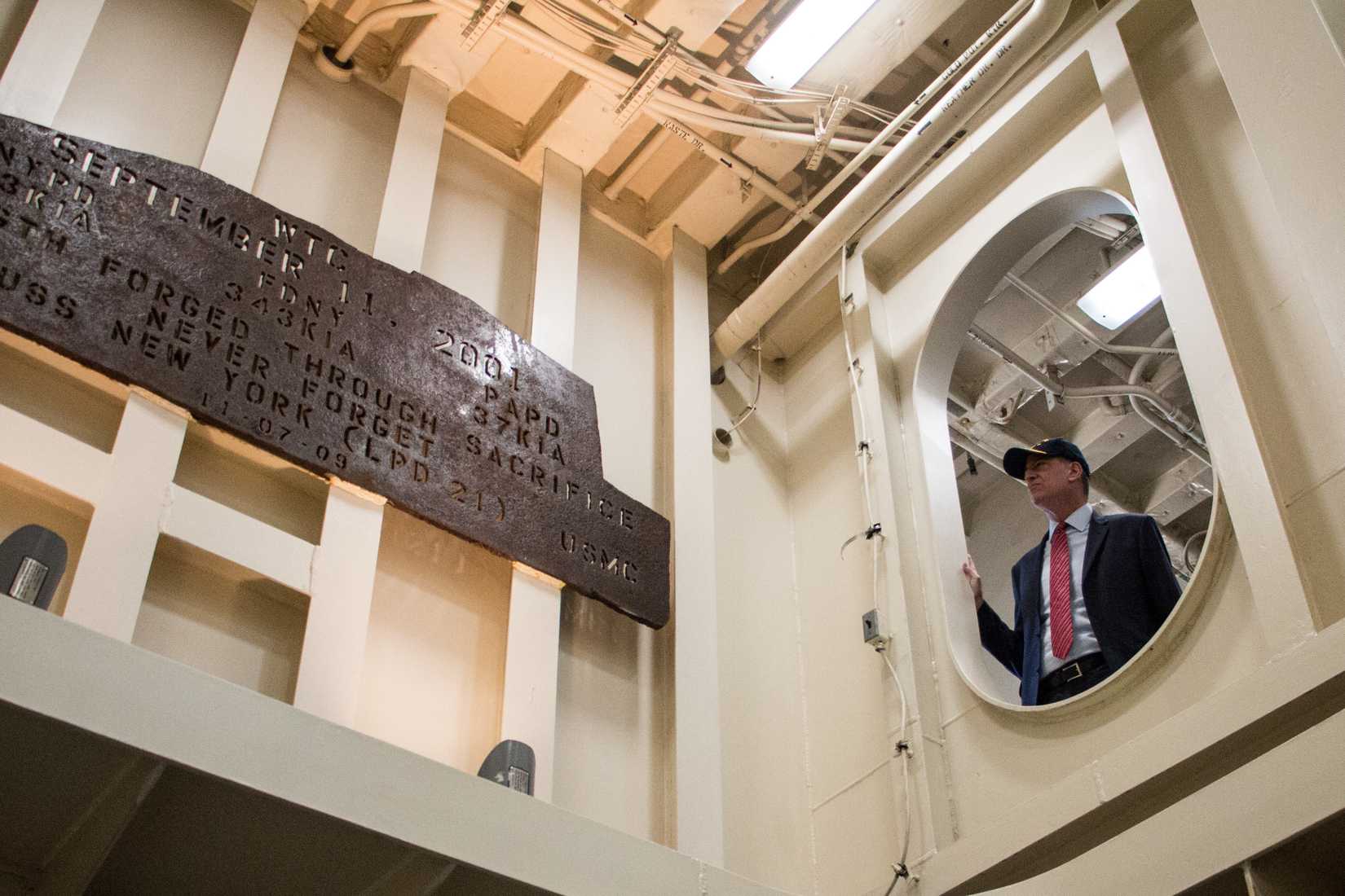 USS New York de Blasio
