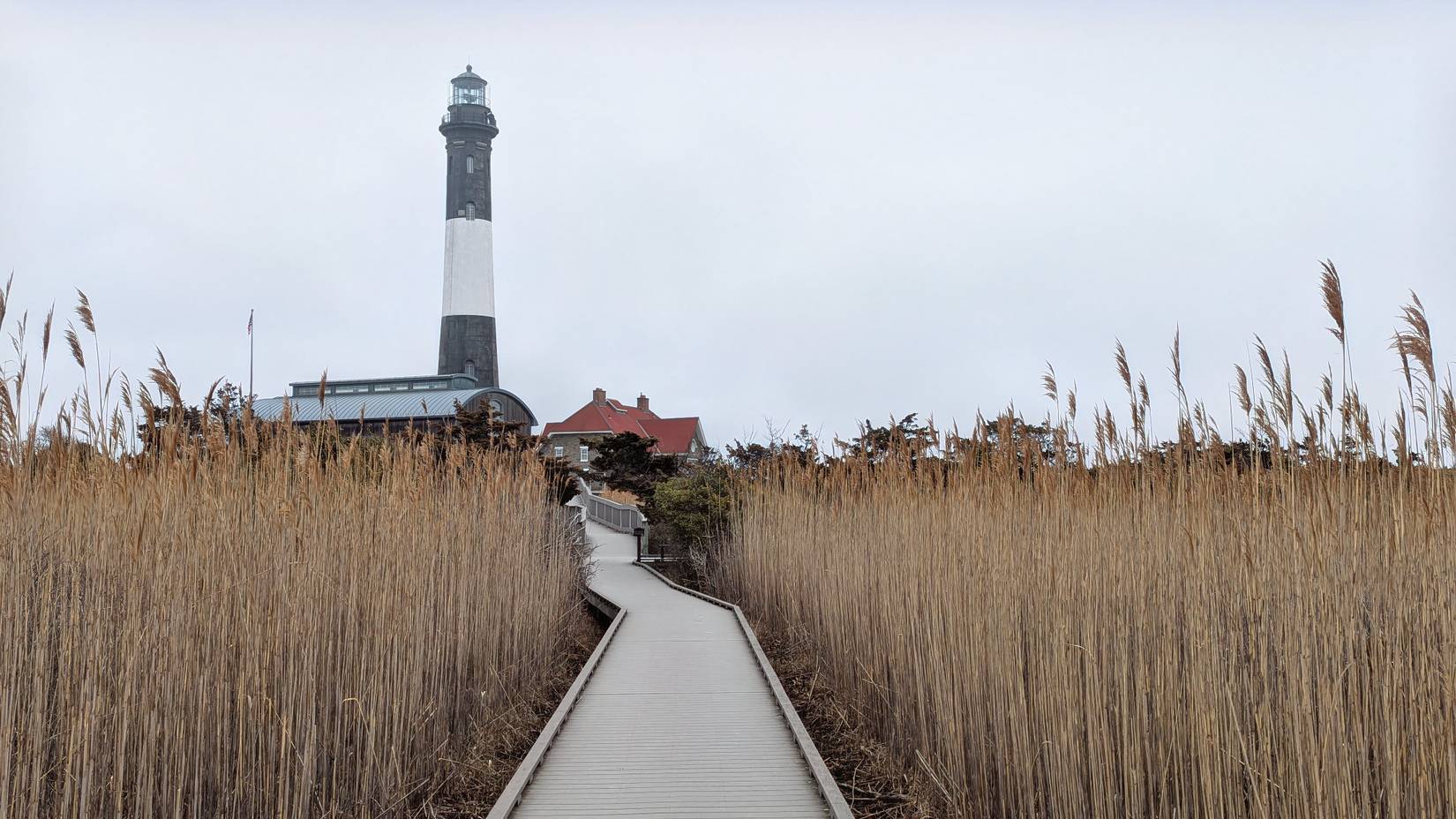 View of the Fire Island Lighthouse at Robert Moses State Park