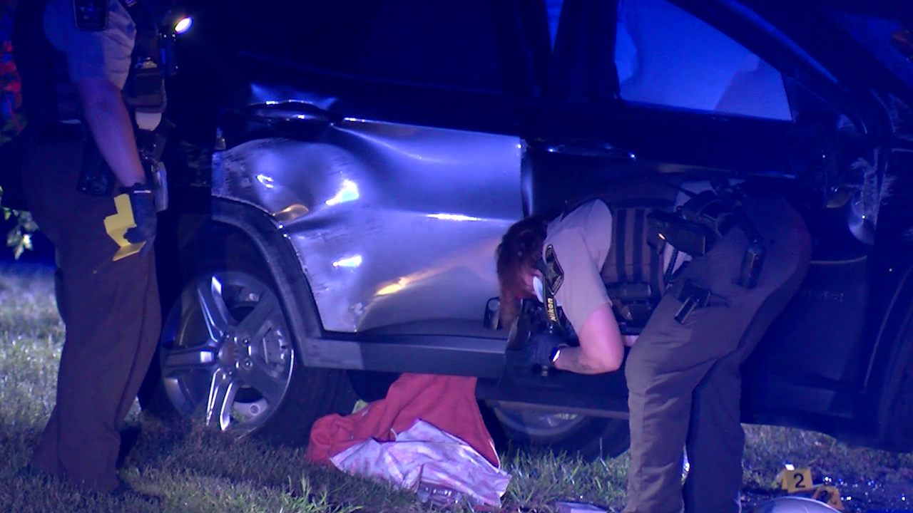 Brooklyn Park rollover crash and shooting leave 2 injured, gun recovered nearby