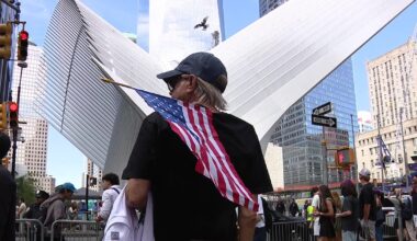 9/11 anniversary: Thousands gather at Ground Zero in Manhattan
