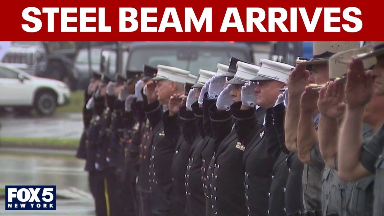 Steel beam from World Trade Center 9/11 attack arrives at West Point