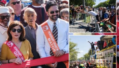 Mamdani, Hochul march in West Indian Day Parade in NYC