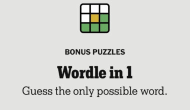 Wordle in 1 gives players all the information they need to find the answer.