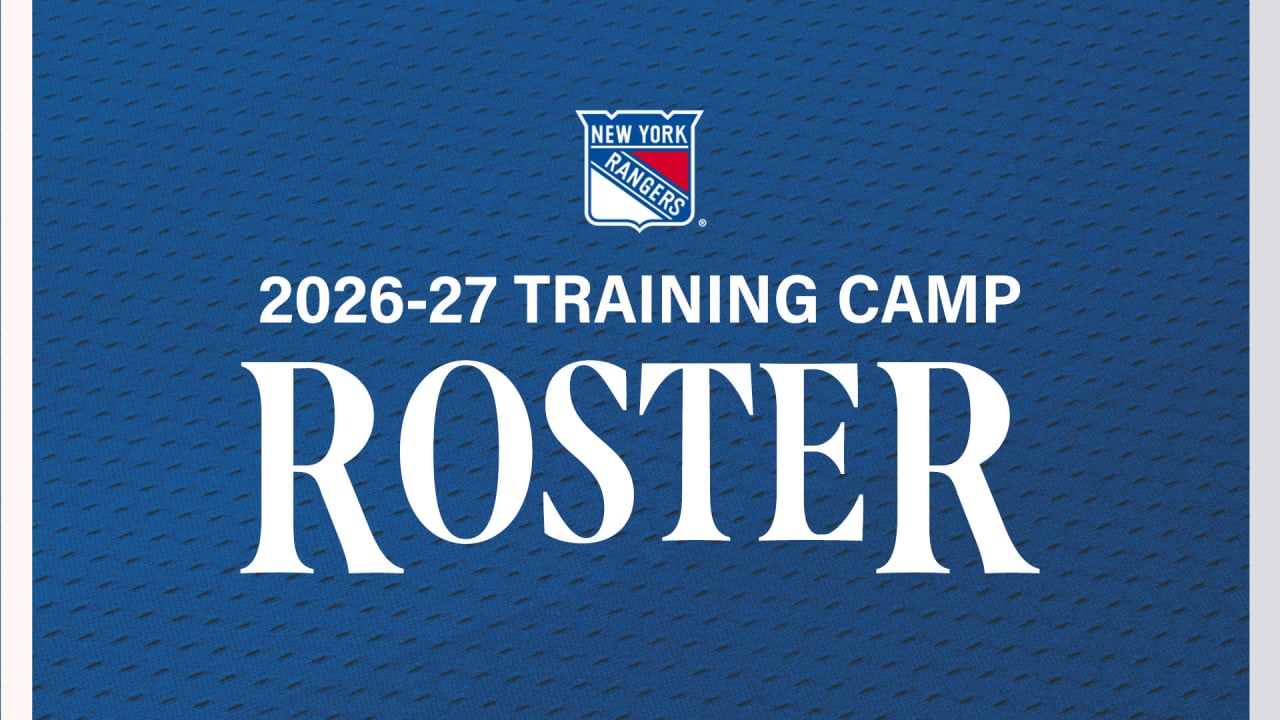 Rangers Announce 2026-27 Training Camp Roster and Schedule