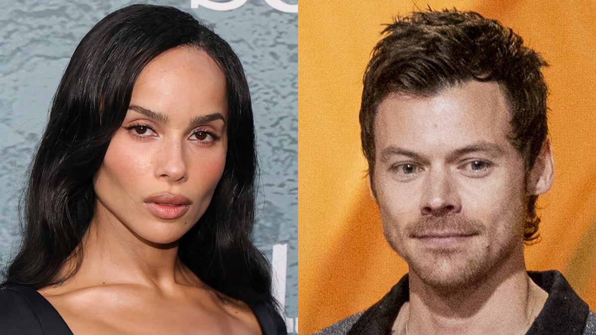 Harry Styles & Zoë Kravitz Share Rare Kiss During NYC Date