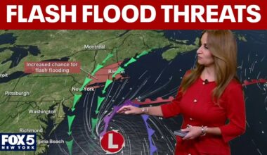 NYC, NJ nor'easter 4 p.m. update: Flash flood threats