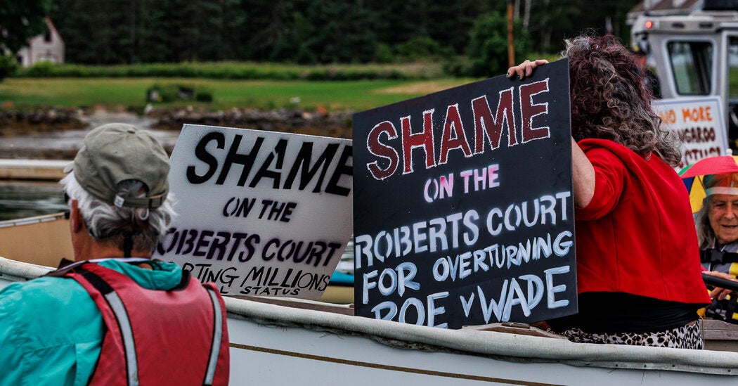 John Roberts Retreated to His Island. Supreme Court Critics Found Him.