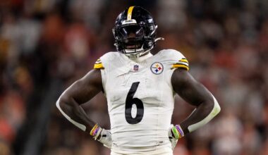 Pittsburgh Steelers linebacker Patrick Queen