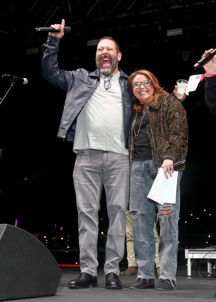 Rachael and Bert reunited with other famous foodies at the Blue Moon Burger Bash
