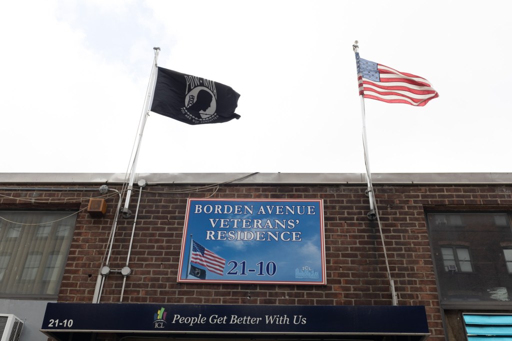 The Department of Homeless Services helped fund a veterans' shelter in Long Island City,
