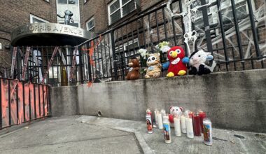 The building is part of NYCHA's Patterson Houses complex. (Spectrum News NY1/Alyssa Paolicelli)