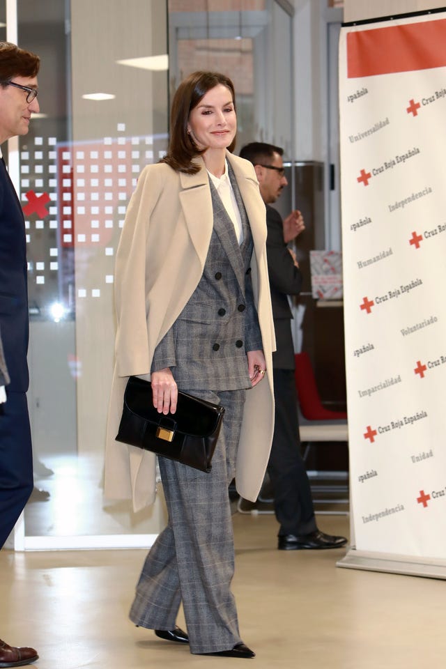 Queen Letizia Of Spain Attends A Meeting At Red Cross Headquarters Queen Letizia Of Spain Attends A Meeting At Red Cross Headquarters