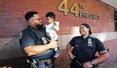 NYPD cops rush to heroically save choking infant outside Bronx apartment