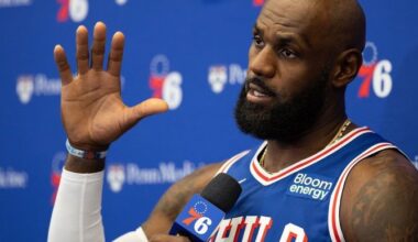 LeBron James' helicopter rides between Philly and New York are being paid for by Fanatics