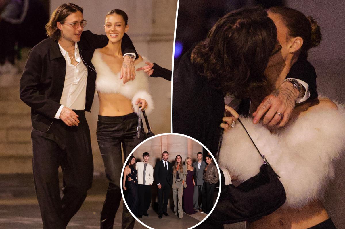 Brooklyn Beckham, Nicola Peltz pack on PDA in Paris
