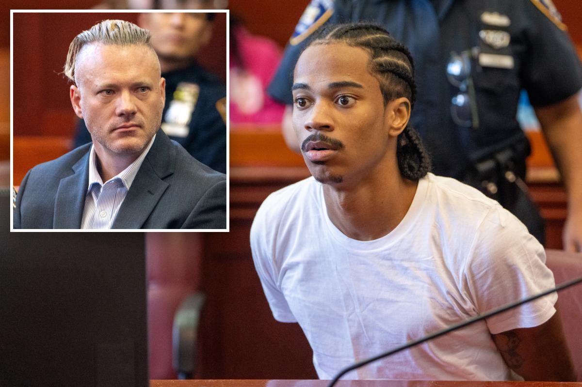 NYPD cop struck by bullet rips gangbanger shooter at sentencing