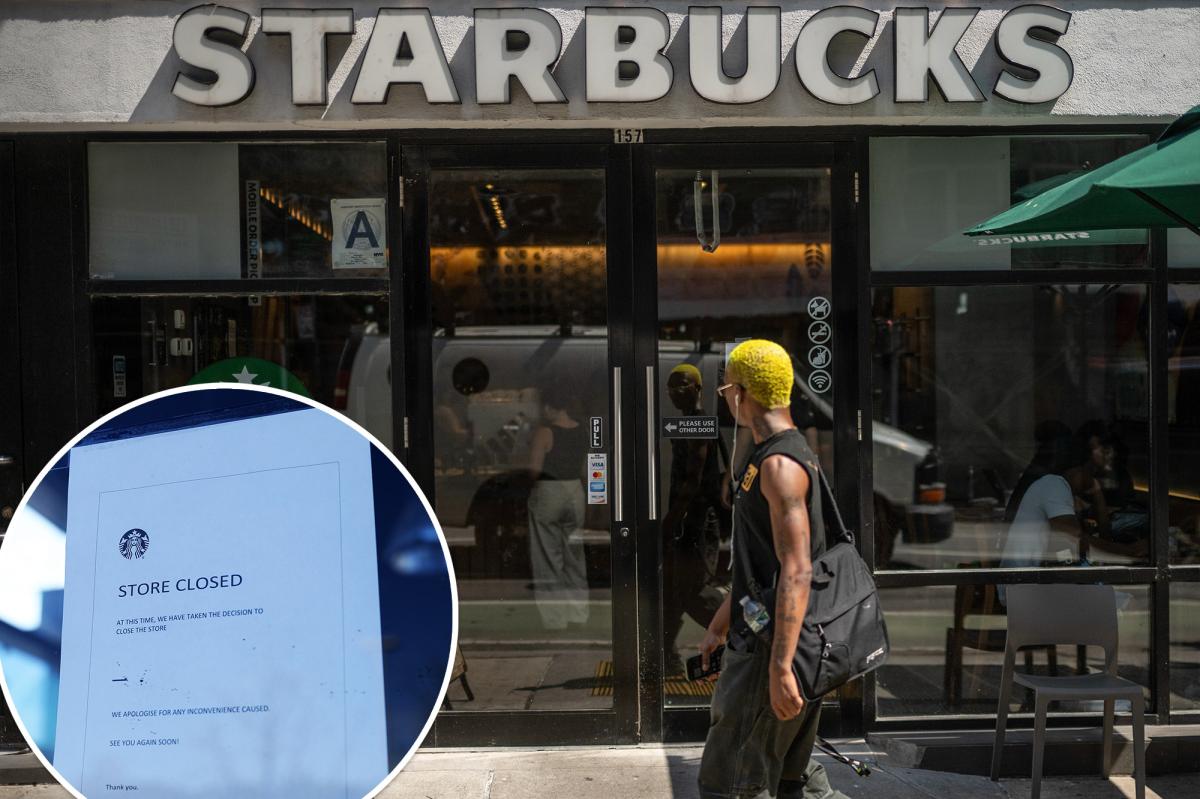 Starbucks closing 17 stores in New York, 8 in NYC, report.