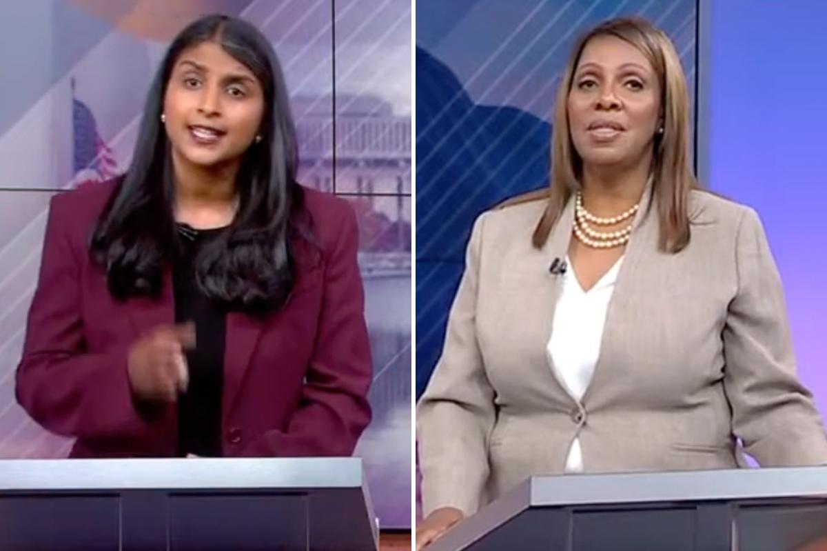 Letitia James's GOP opponent for attorney general Saritha Komatireddy trounces in fiery NY AG debate