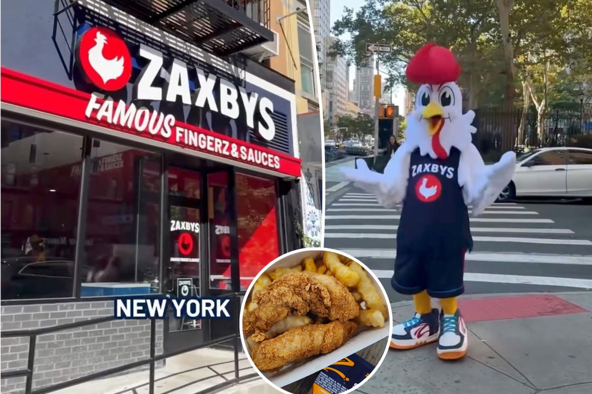 Southern fried chicken fingers chain Zaxbys lands in Manhattan
