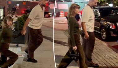 Taylor Swift and Travis Kelce hold hands on NYC date night amid bitter feud with neighbors