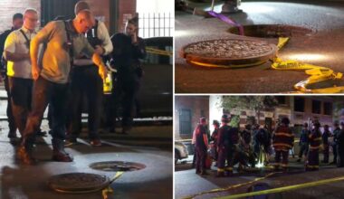 New NYC mole people mystery as 3 spotted ducking into sewer manhole
