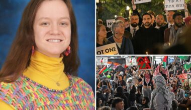 NYC teacher disrupts vigil for victims of October 7 Hamas massacre