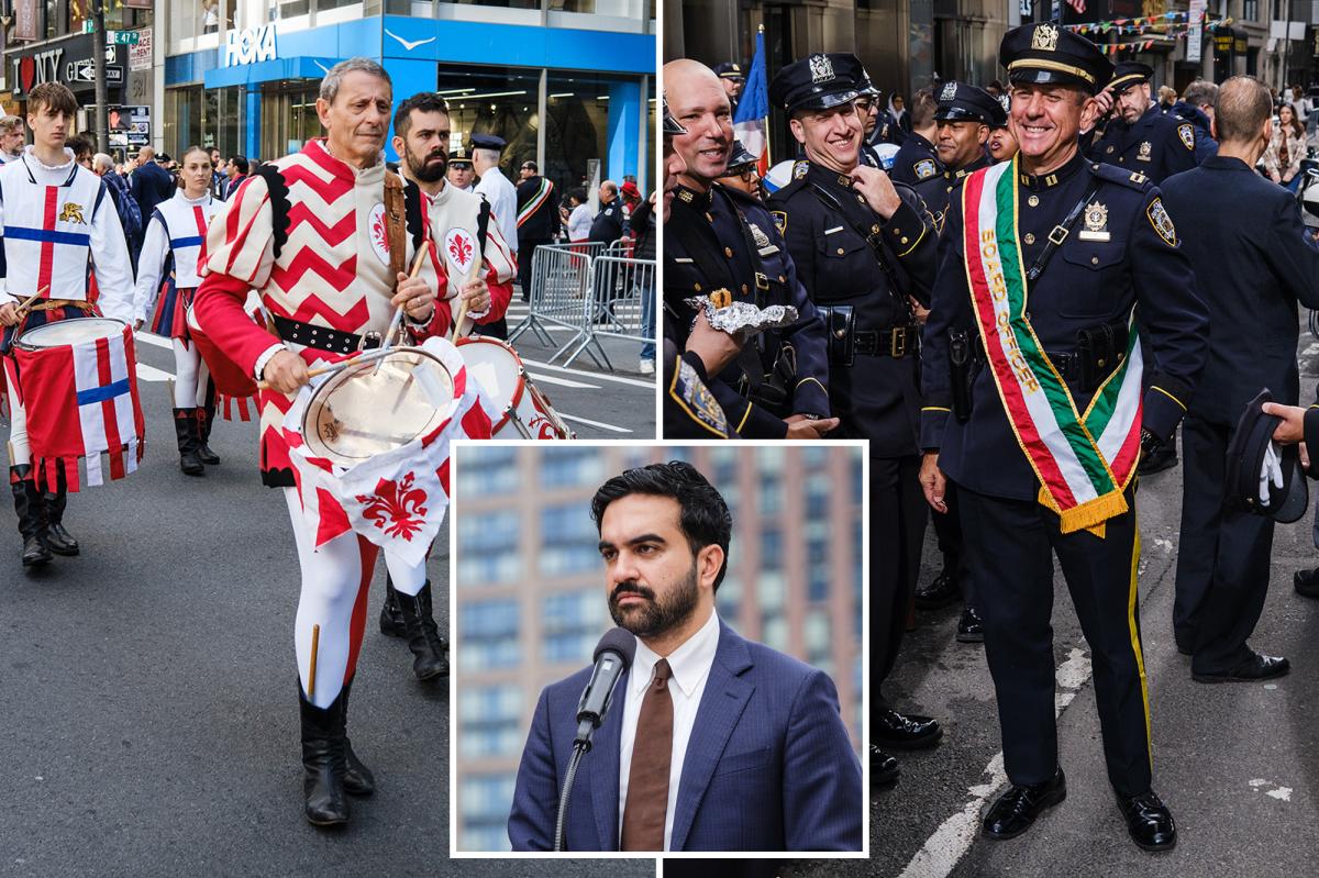 NYC Columbus Day paradegoers take Mamdani's no-show as latest snub to Italians