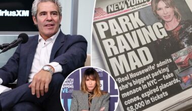 Andy Cohen 'can't believe' parking scammer Carole Radziwill is on NY Post cover: 'Menace to the city!'